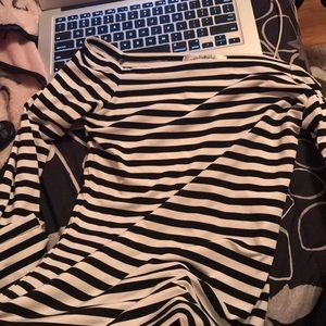 Long sleeve strip shirt